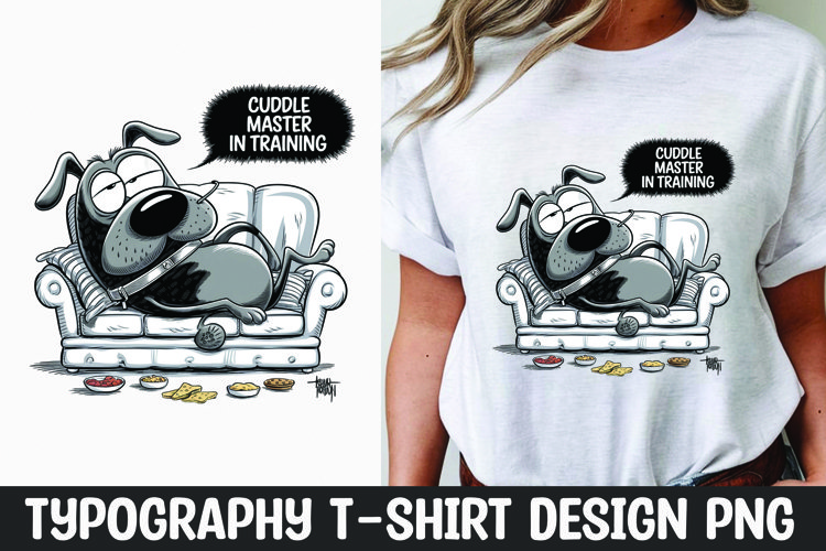 Dog quote sublimation t-shirt design