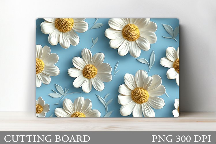 Flowers Cutting Board. Floral Cutting Board Design example image 1