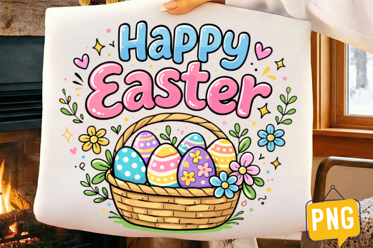 Happy Easter PNG, Easter Day Sublimation Design,Easter Shirt