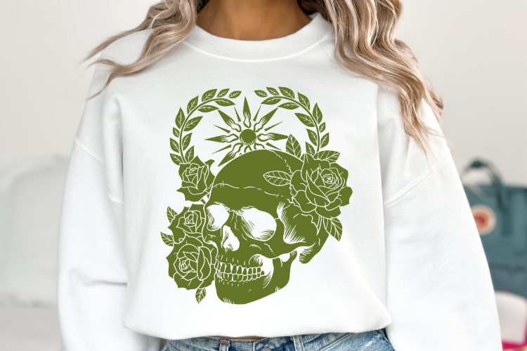 Cute Skull Svg Image 10