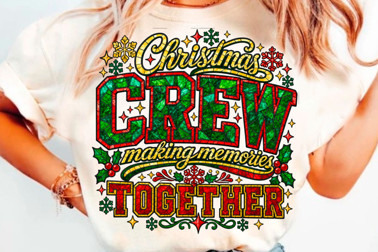 Christmas Crew Making Memories Together T-Shirt Design