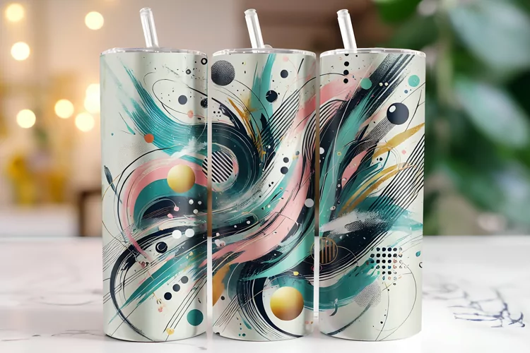 Abstract Tumbler Wrap | Sublimation | Tumblers