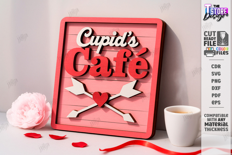 Valentines Day Mini Elements Laser Cut | Bench Sign | Love