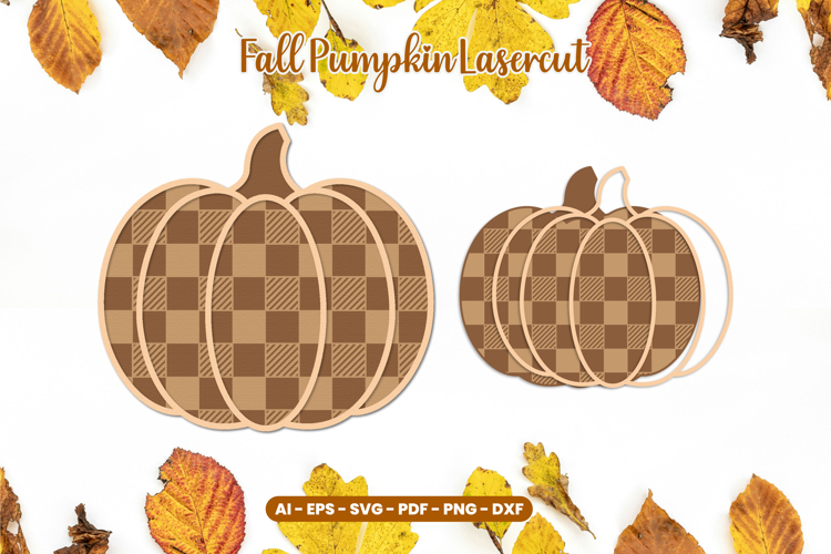 Fall Pumpkin Lasercut - Autumn Lasercut