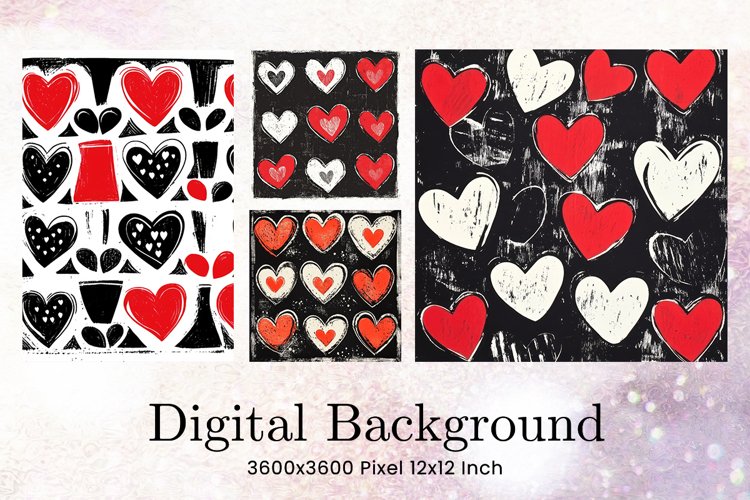 Heart Valentines Background Love Pattern Wallpaper