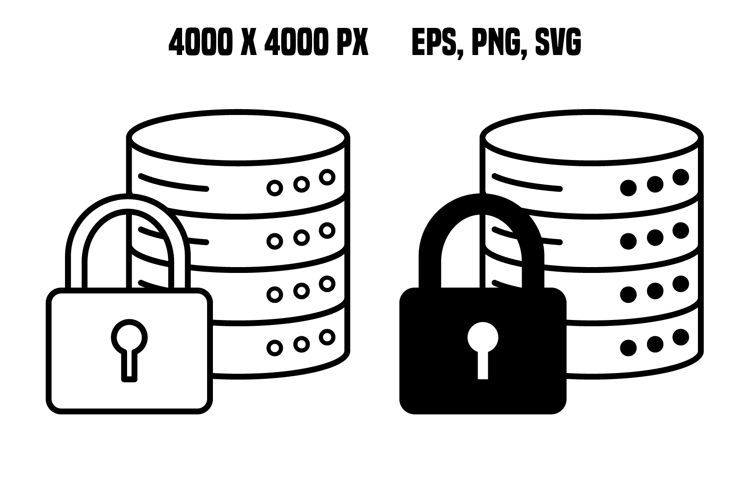 Data Protected Icons