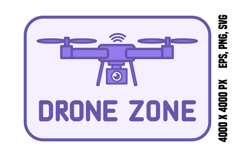 Purple Drone Zone Icon
