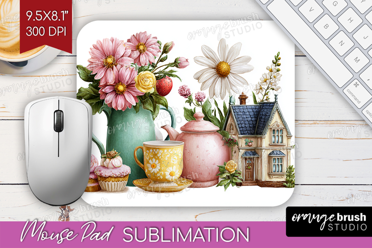 Magical Forest Mouse Pad Sublimation - Fantasy Mousepad PNG
