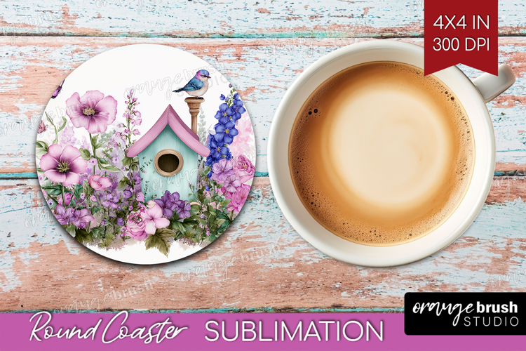 Magical Forest Round Coaster - Fantasy Coaster PNG