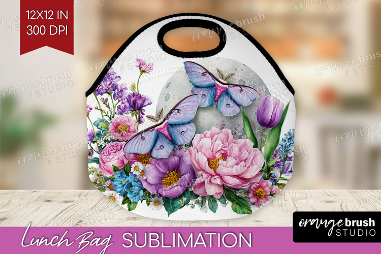 Magical Forest Lunch Bag - Fantasy Lunch Bug PNG Sublimation