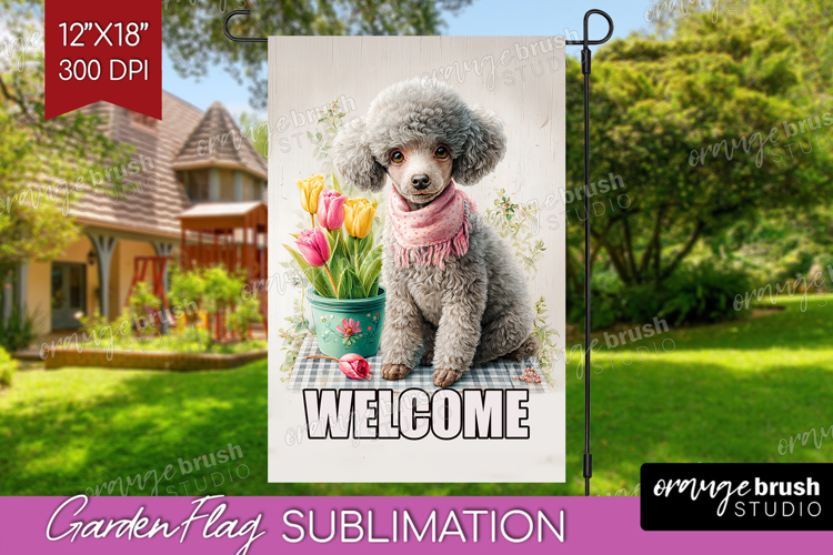 Farmhouse Garden Flag Sublimation - Country Welcome Sign PNG