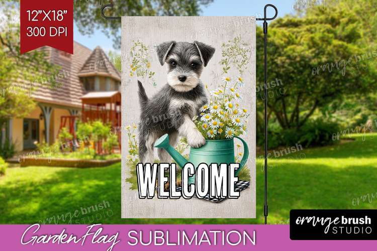 Farmhouse Garden Flag Sublimation - Country Welcome Sign PNG