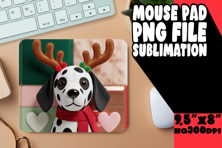BRIGHT desk MAT Sublimation Magic, Holiday Pets