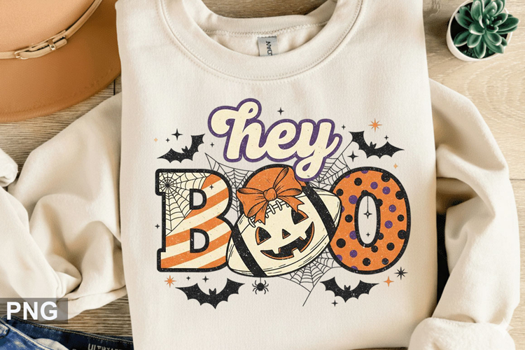Hey Boo Sublimation - Halloween Design