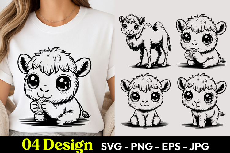 Kawaii Camel SVG PNG