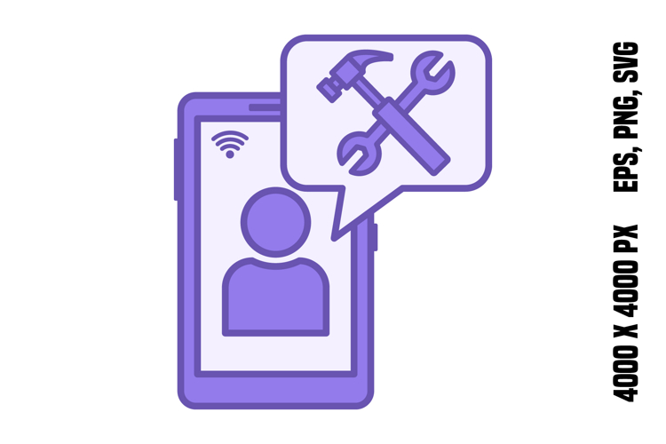 Colored Assistance Icon