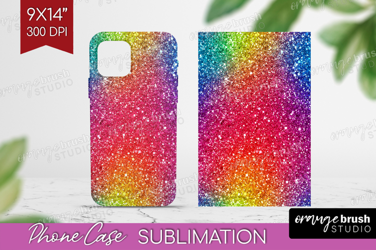 Glitter Texture Phone Case PNG - Sparkle Glitter Case PNG