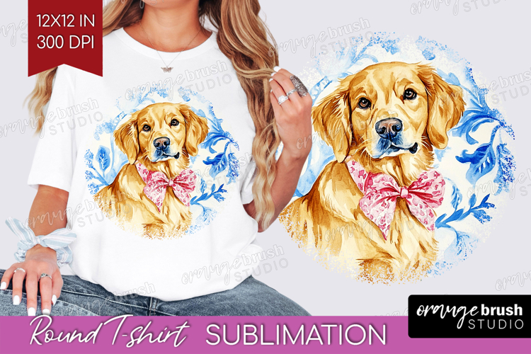 Golden Retriever Clipart Image 19