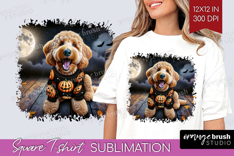 Goldendoodle Clipart Image 7