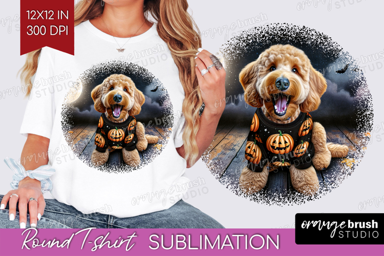 Goldendoodle Clipart Image 8