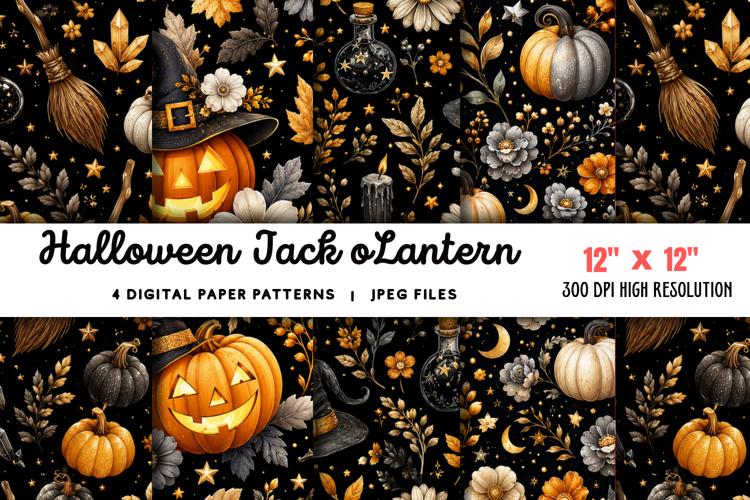 Halloween Scrapbook Paper Image 9