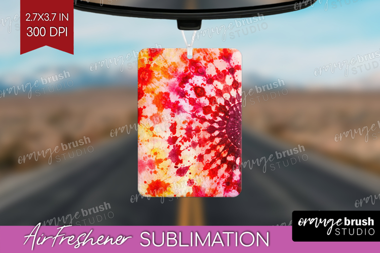 Halloween Air Freshener PNG - Tie Dye PNG Sublimation