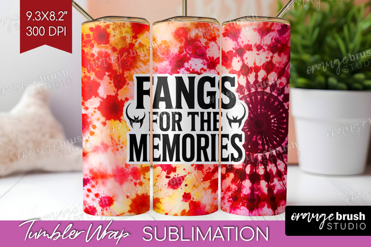 Sarcastic Halloween Quote Tumbler Wrap - Tie Dye Tumbler PNG