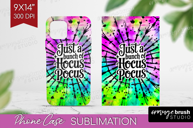 Sarcastic Halloween Quote Phone Case PNG - Tie Dye Case PNG