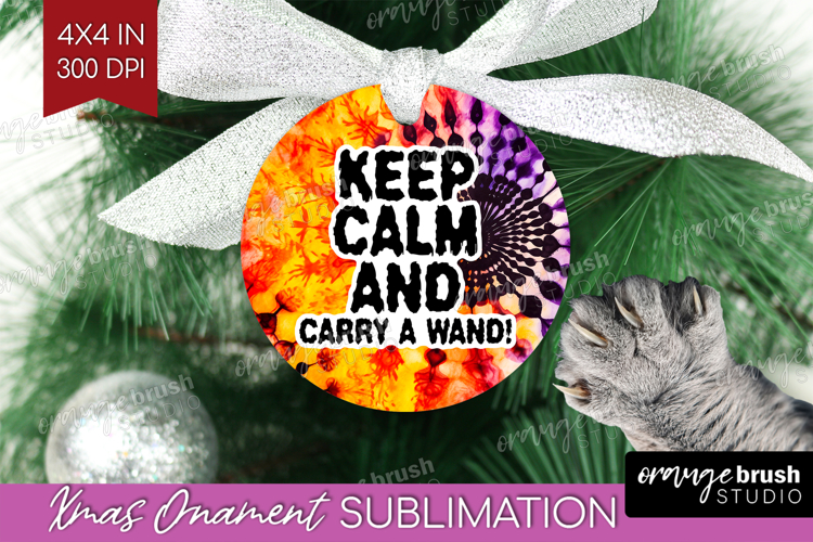 Sarcastic Halloween Quote Ornament PNG - Tie Dye PNG