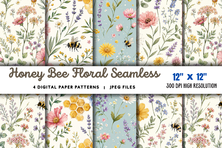 Floral Seamless Pattern Image 3