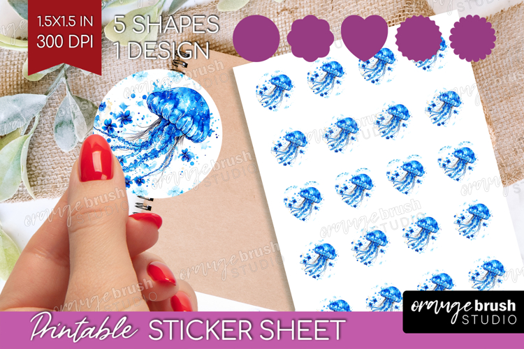 Jellyfish Clipart Image 16