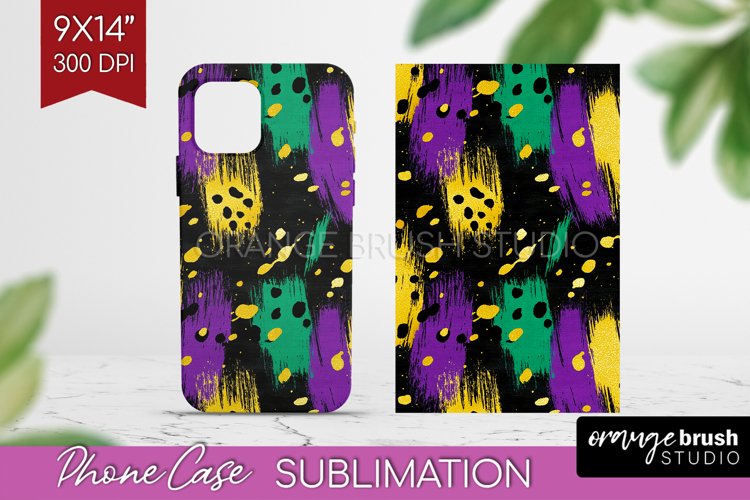 Mardi Gras Phone Case PNG - Carnival Case PNG Sublimation