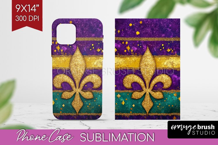 Mardi Gras Phone Case PNG - Carnival Case PNG Sublimation