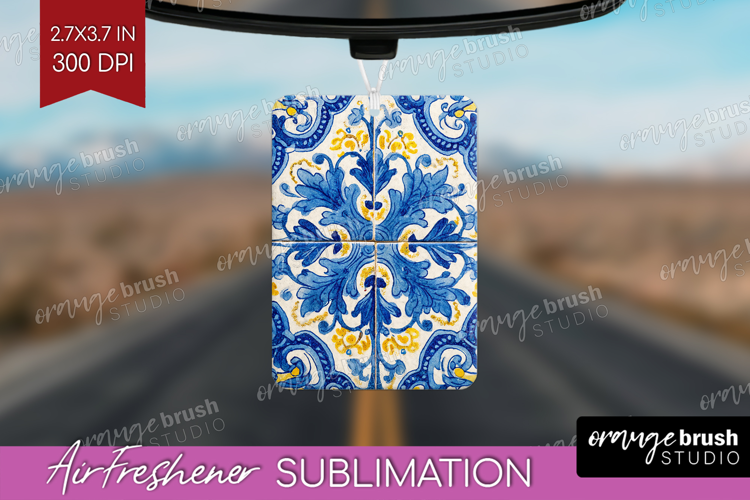 Mediterranean Air Freshener PNG - Italian Tile PNG