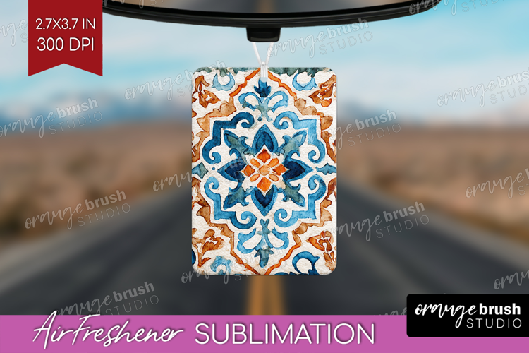 Mediterranean Air Freshener PNG - Italian Tile PNG