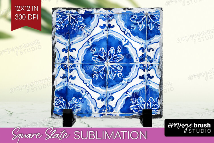 Mediterranean Slate PNG - Italian Tile Square Slate example image 1