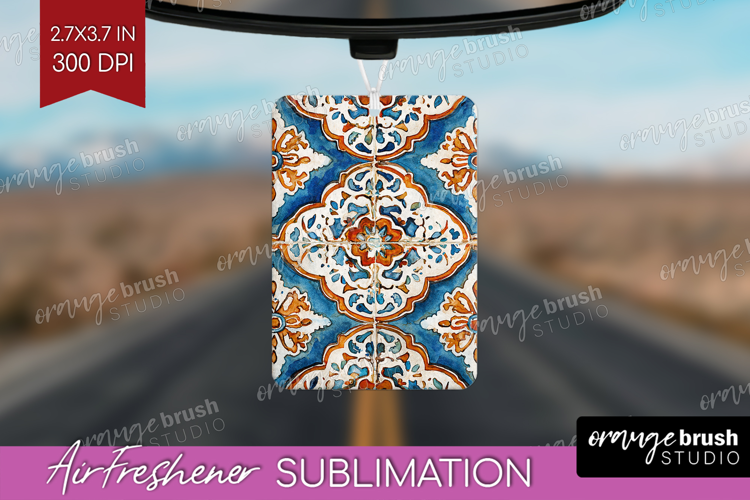 Mediterranean Air Freshener PNG - Italian Tile PNG