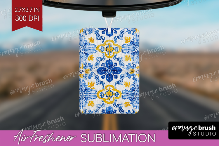 Mediterranean Air Freshener PNG - Italian Tile PNG