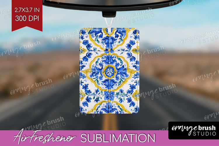 Mediterranean Air Freshener PNG - Italian Tile PNG