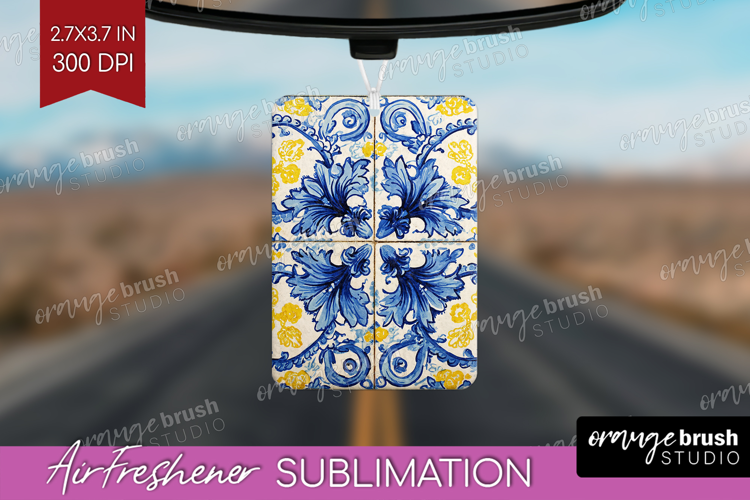 Mediterranean Air Freshener PNG - Italian Tile PNG