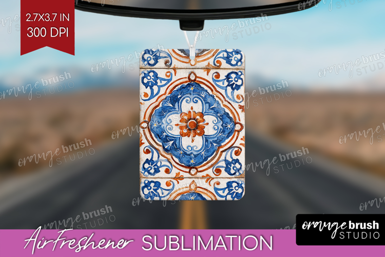 Mediterranean Air Freshener PNG - Italian Tile PNG