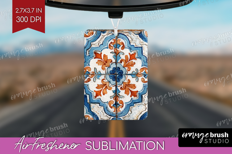 Mediterranean Air Freshener PNG - Italian Tile PNG
