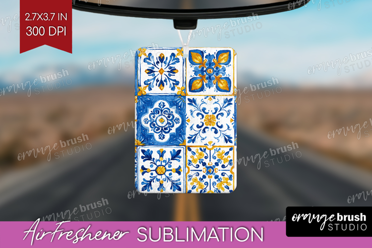 Mediterranean Air Freshener PNG - Italian Tile PNG