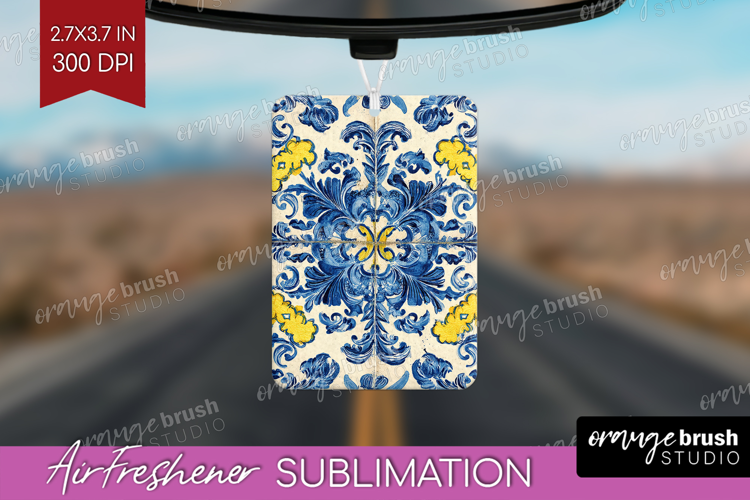 Mediterranean Air Freshener PNG - Italian Tile PNG