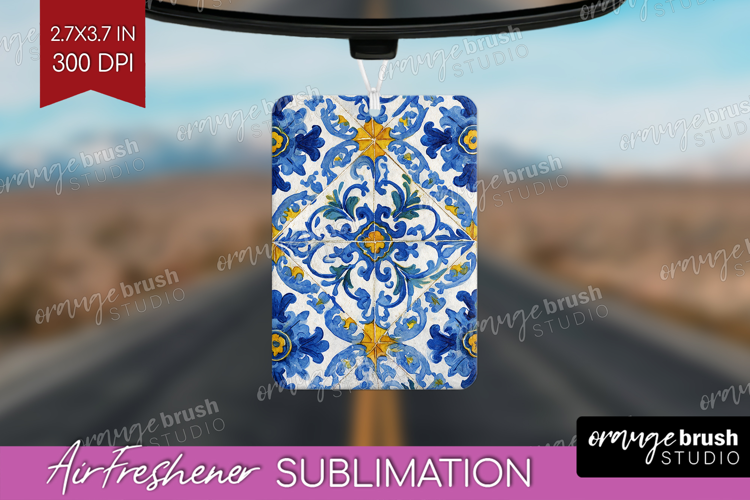 Mediterranean Air Freshener PNG - Italian Tile PNG