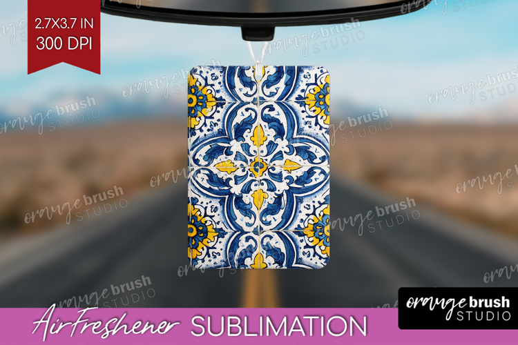 Mediterranean Air Freshener PNG - Italian Tile PNG