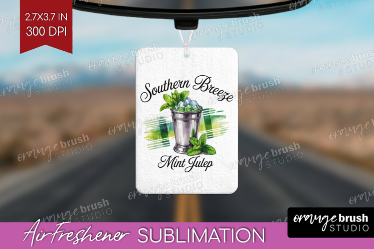 Mint Julep Cocktail Air Freshener PNG Summer Drink PNG
