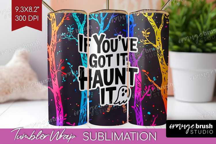 Sarcastic Quote Tumbler Wrap - Halloween Tumbler PNG example image 1