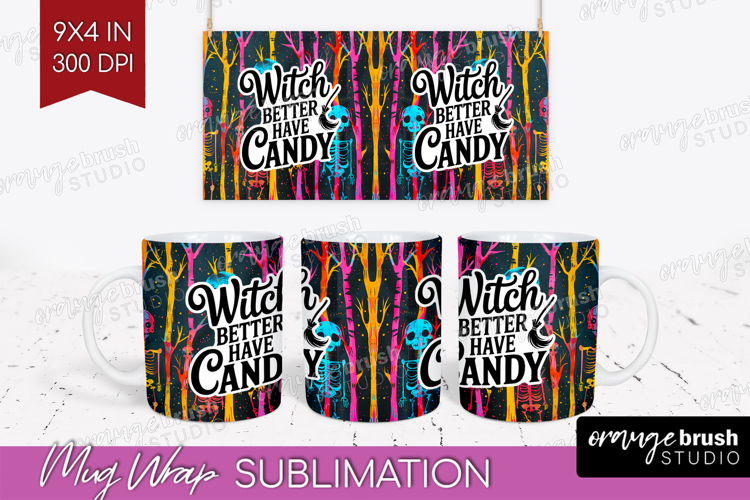 Sarcastic Quote Mug Wrap - Halloween Mug PNG Sublimation