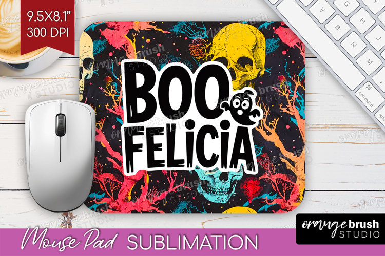 Sarcastic Quote Mouse Pad Sublimation - Halloween Mousepad